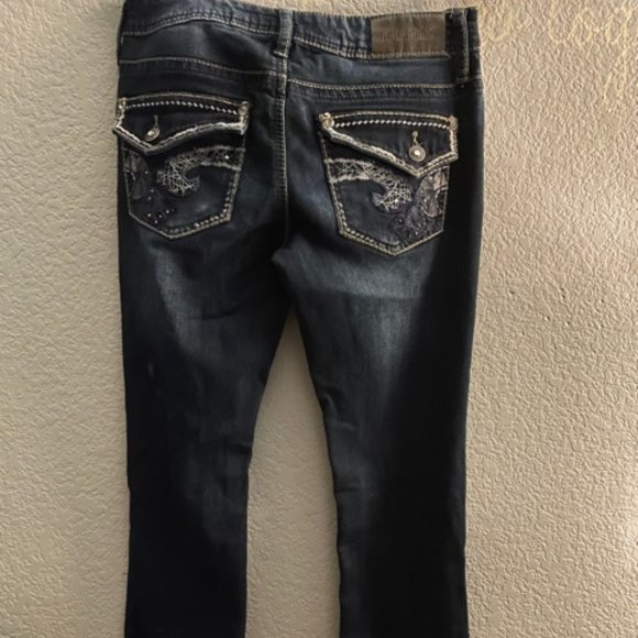 Hydraulic Lola Distressed Micro Boot Jeans - Picture 2 of 6